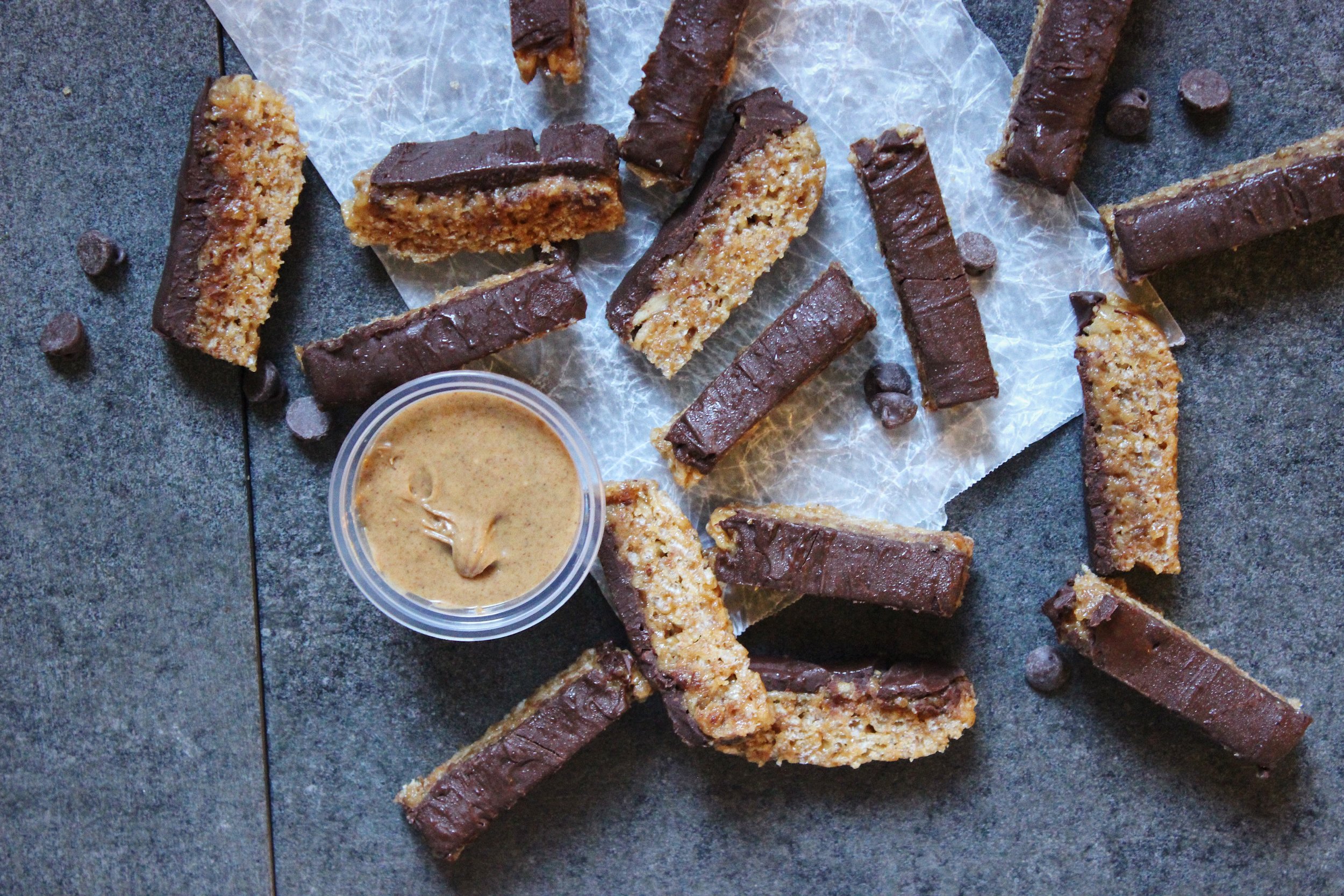 Healthy Caramel Chocolate Bars