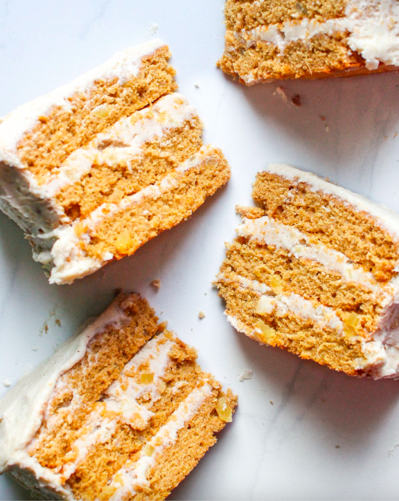 Vegan Ginger Cake with Chai Buttercream