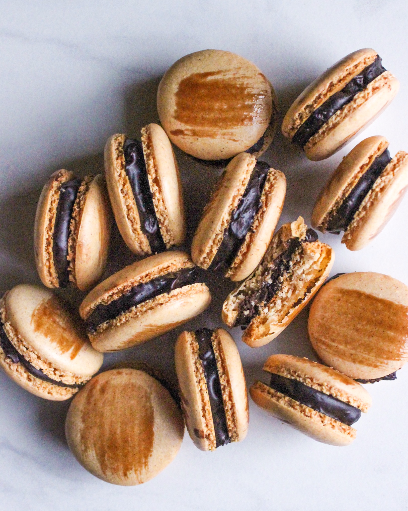 Gingerbread Macarons
