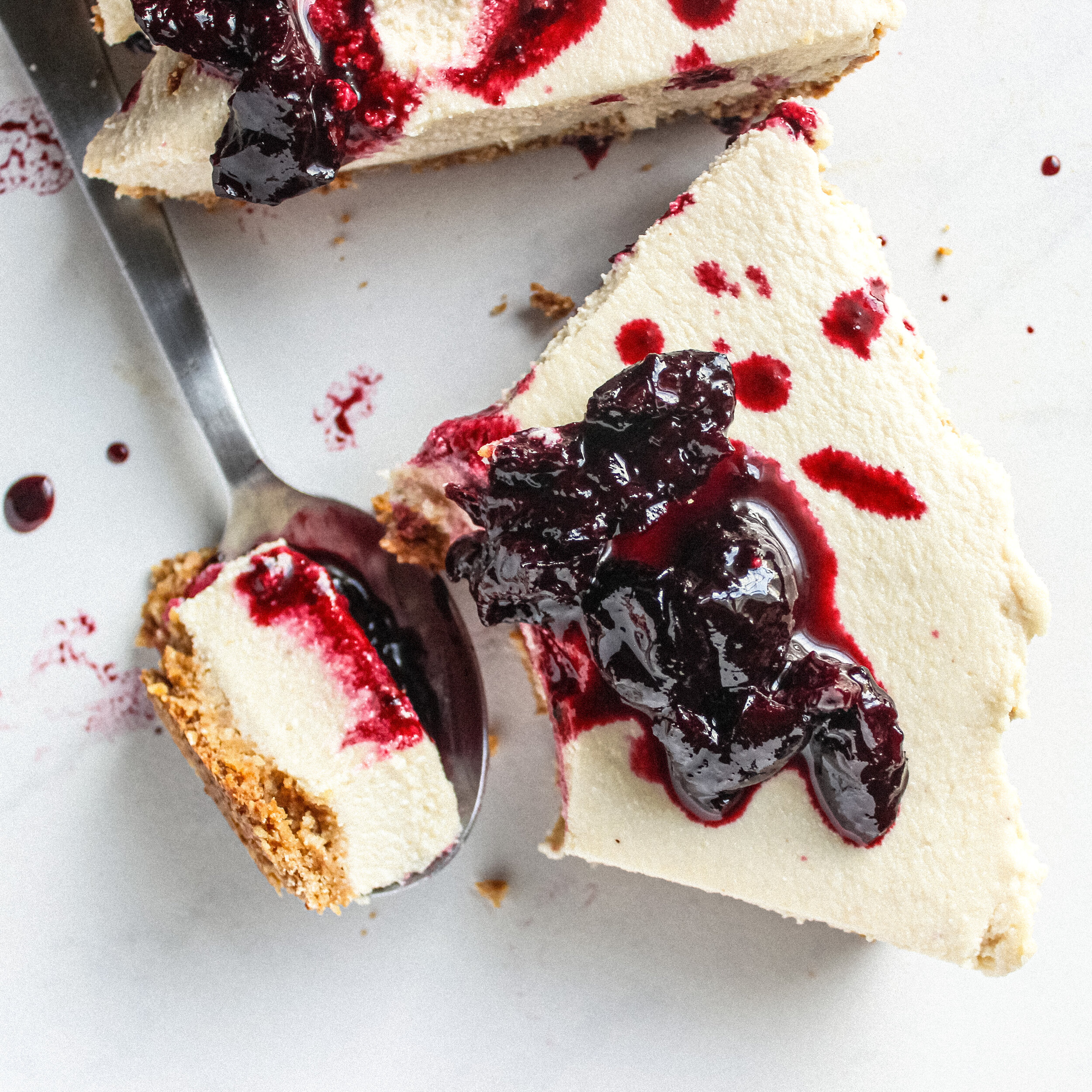 No-Bake Cheesecake (Vegan, Gluten Free)