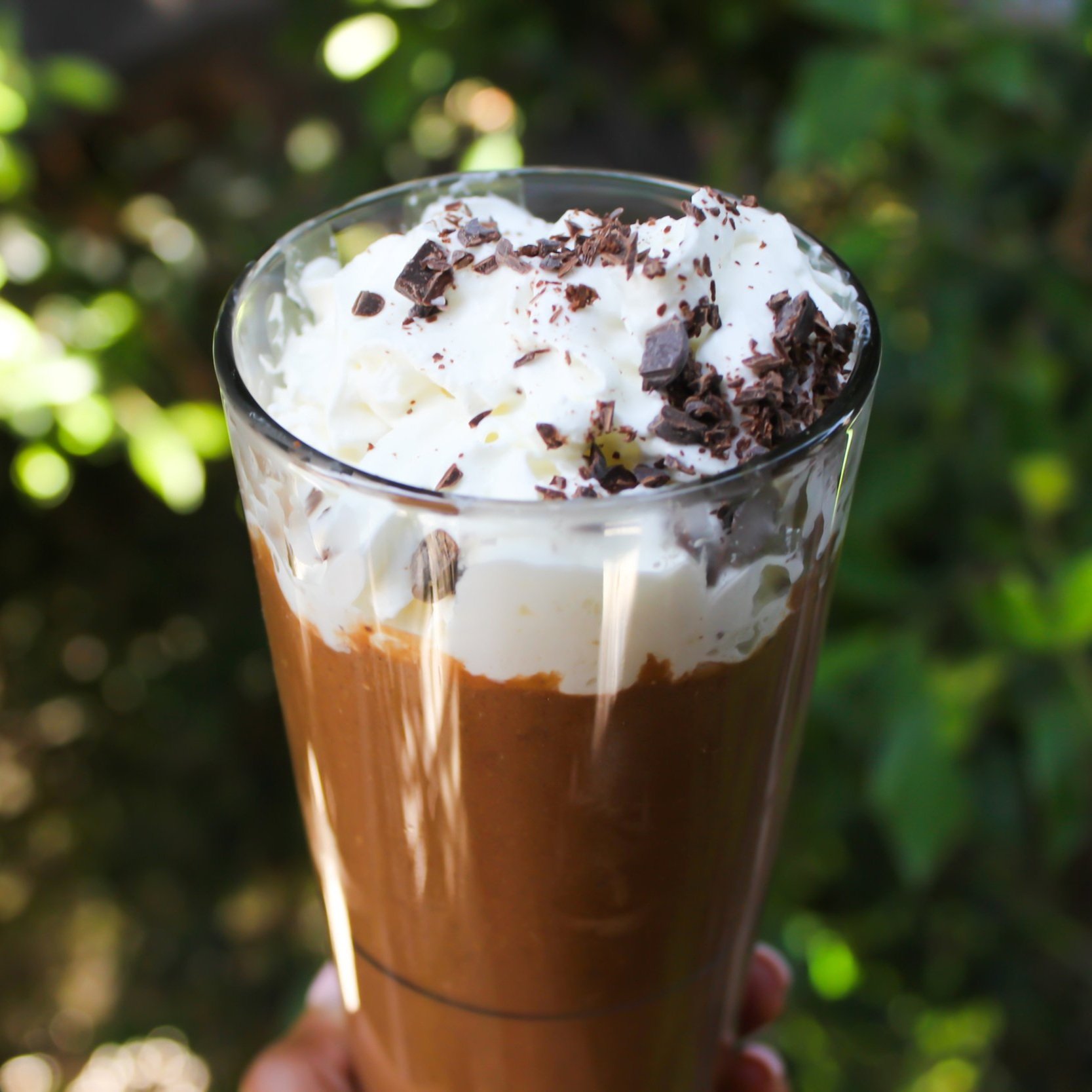 Healthy Vegan Chocolate Milkshake