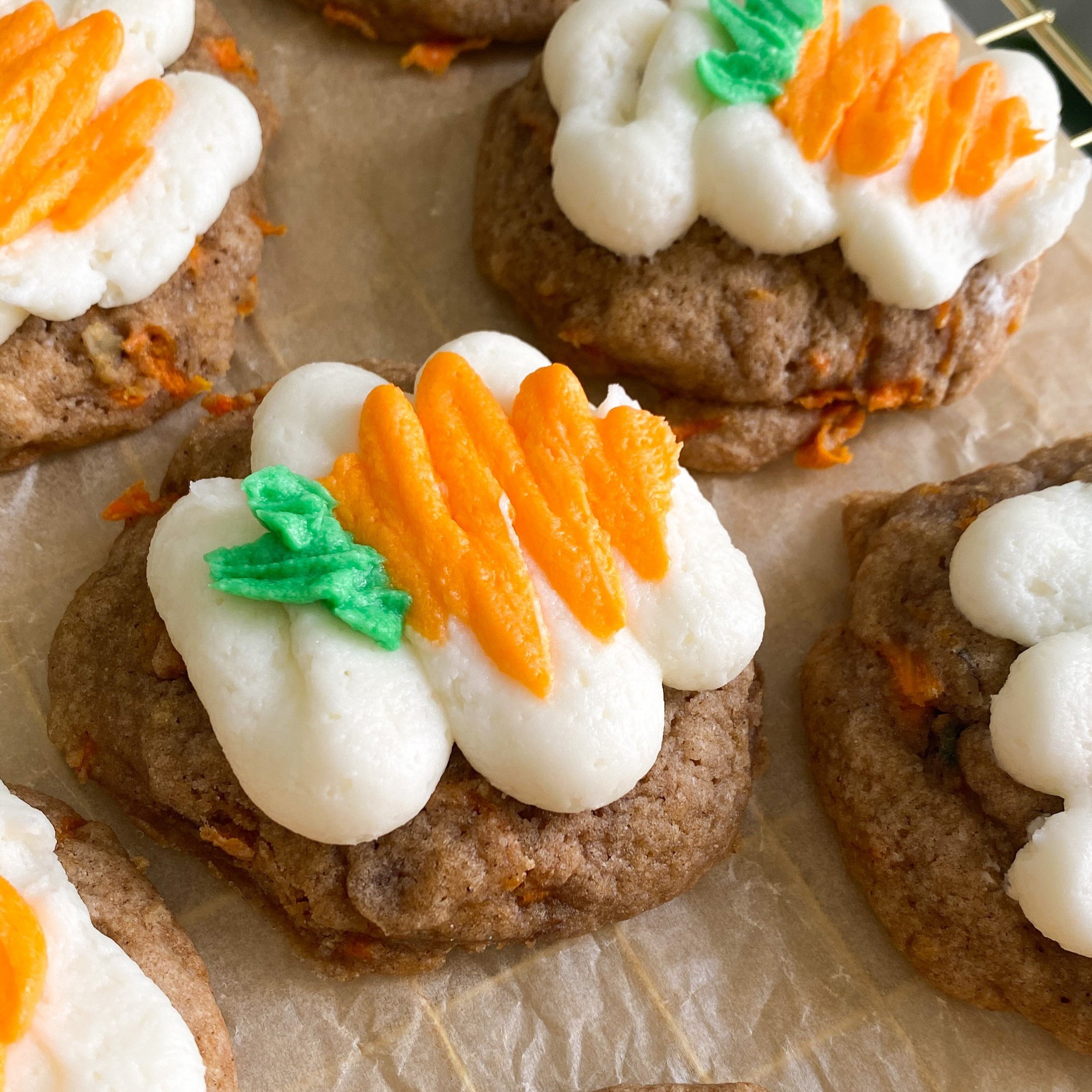 Vegan Carrot Cake Cookies