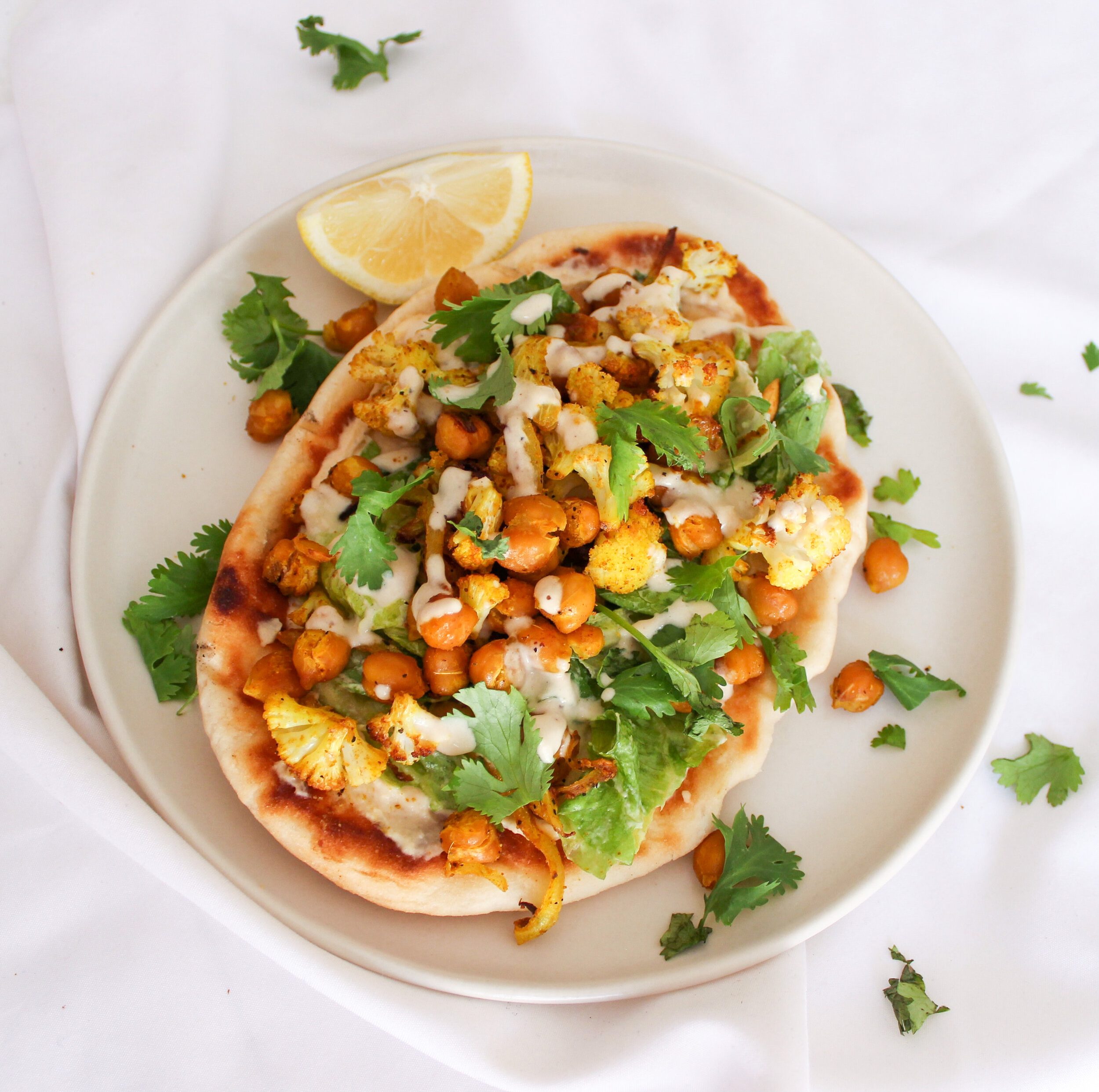 Cauliflower Chickpea Wraps