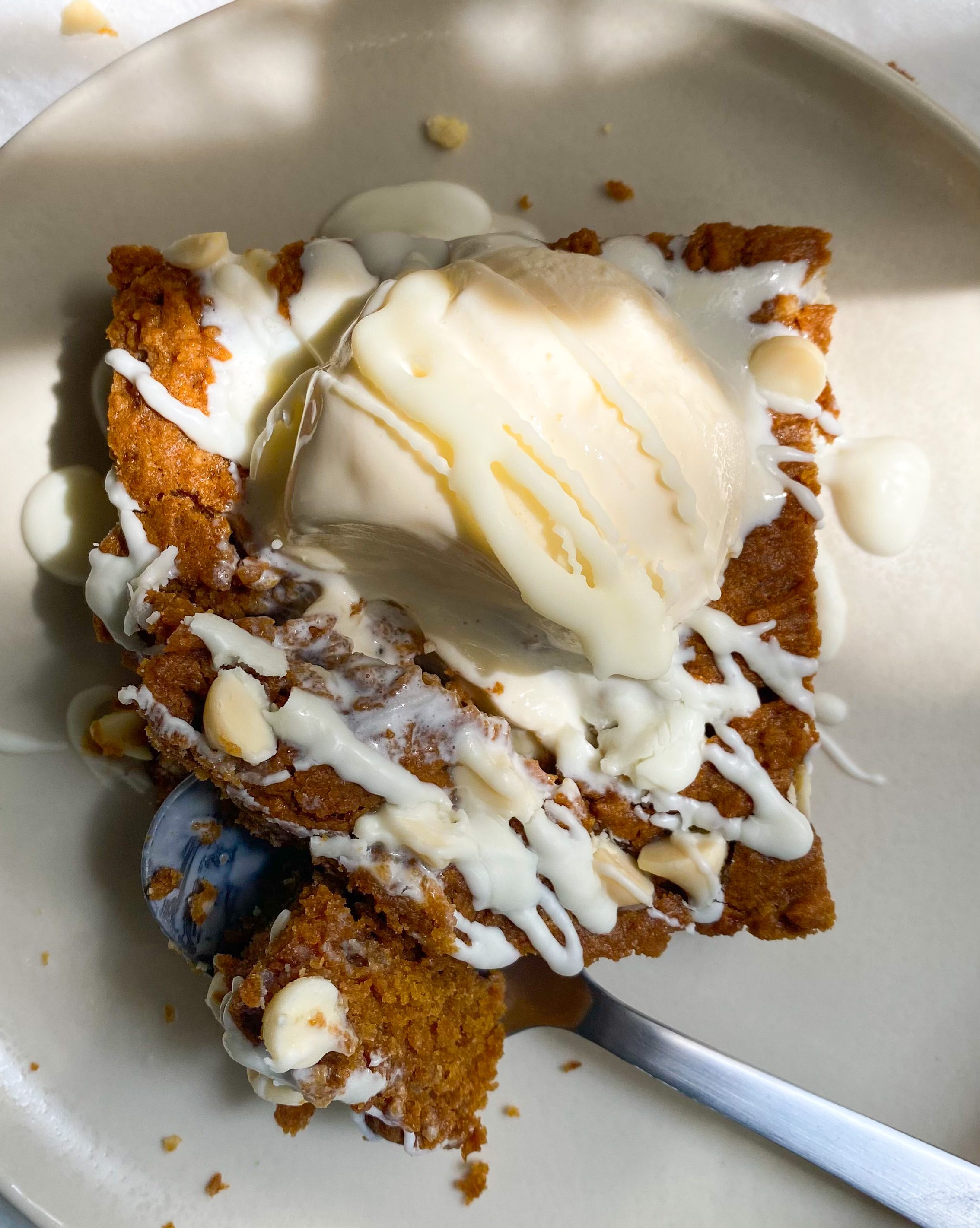 Easy Pumpkin Blondies