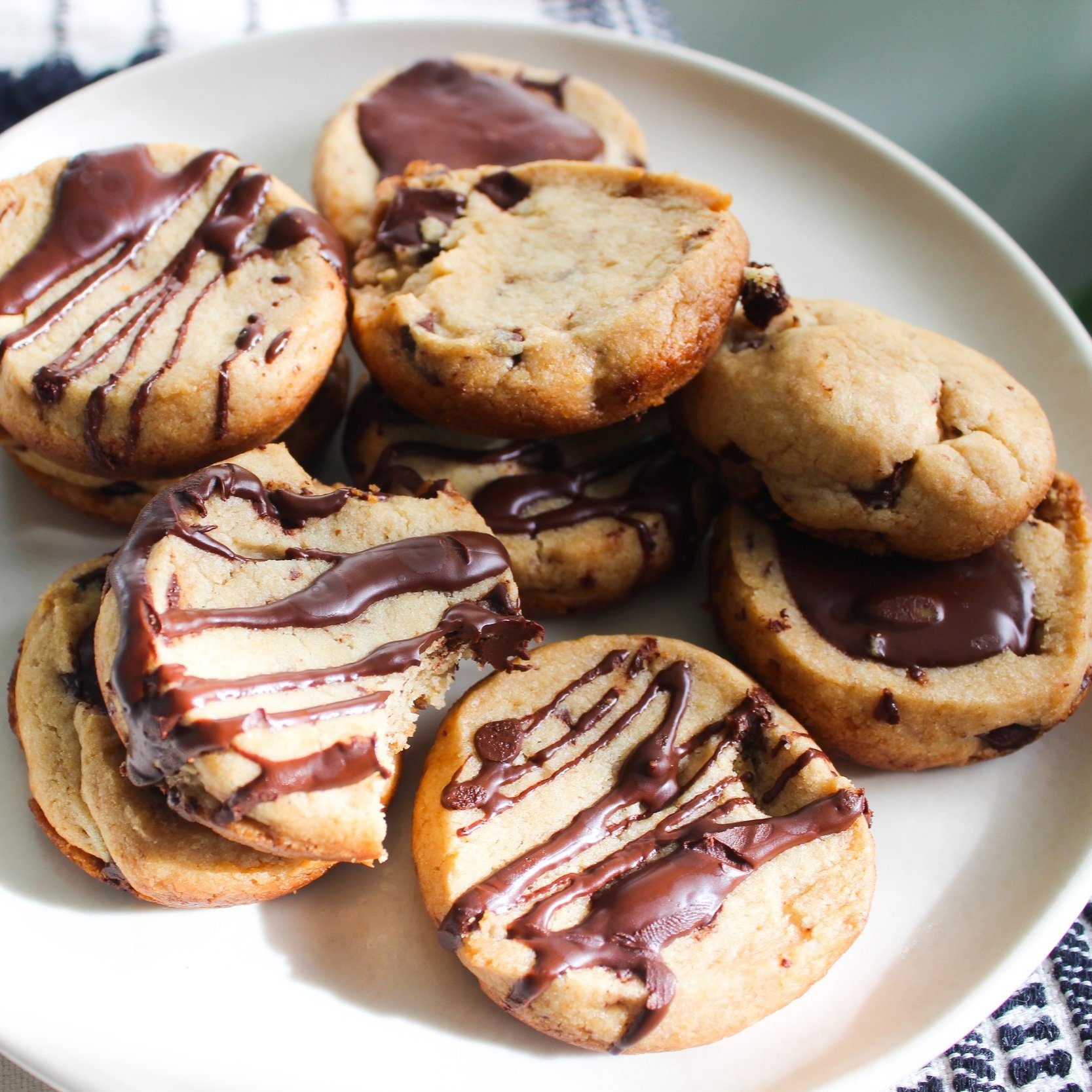 Thick Chocolate Chip Cookies