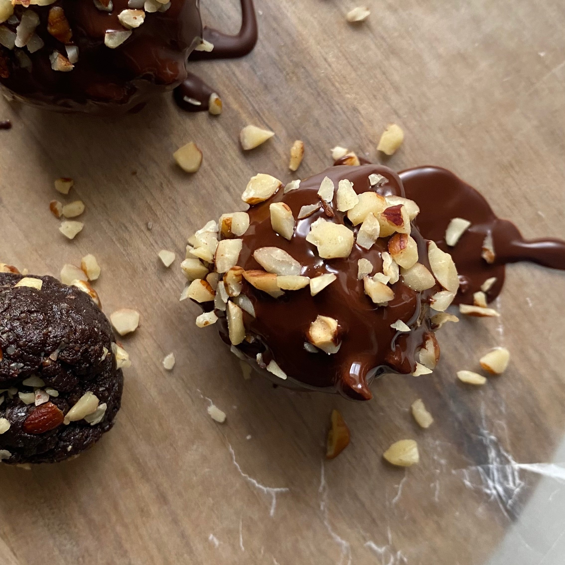 Homemade Ferrero Rocher