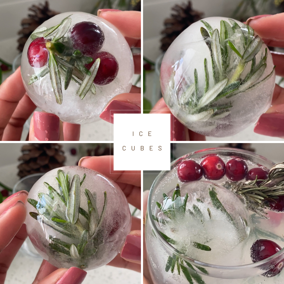 DIY Christmas Ice Cubes
