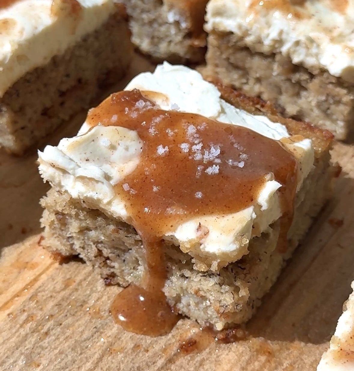 Salted Caramel Banana Cake
