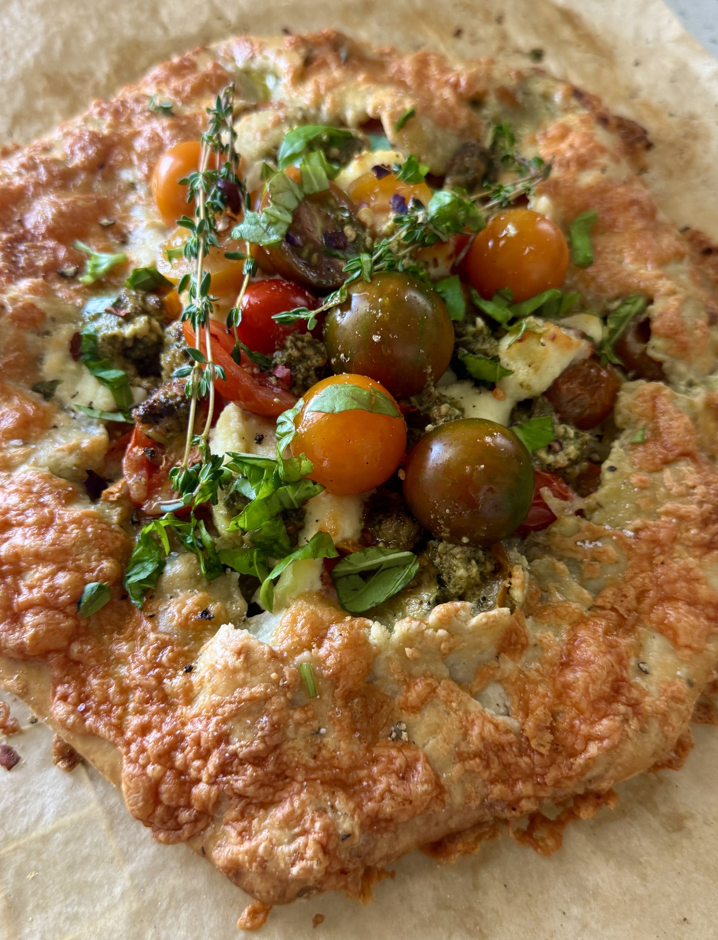 Tomato And Zucchini Galette