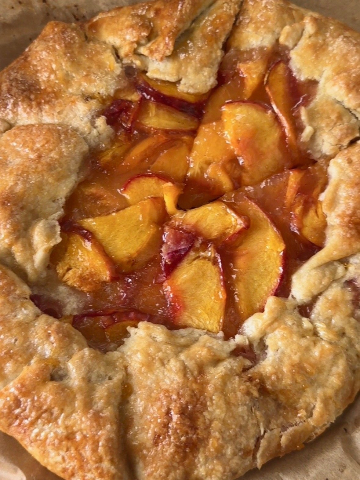 Easy Peach Galette