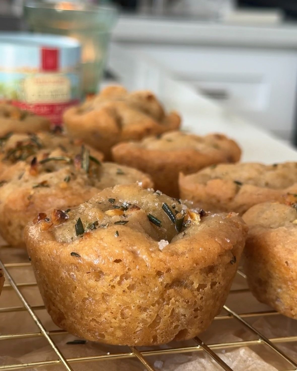 Gluten Free Focaccia Muffins