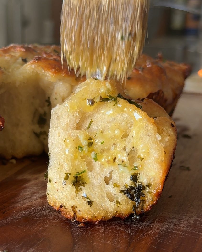 Garlic Focaccia Cheesy Bread