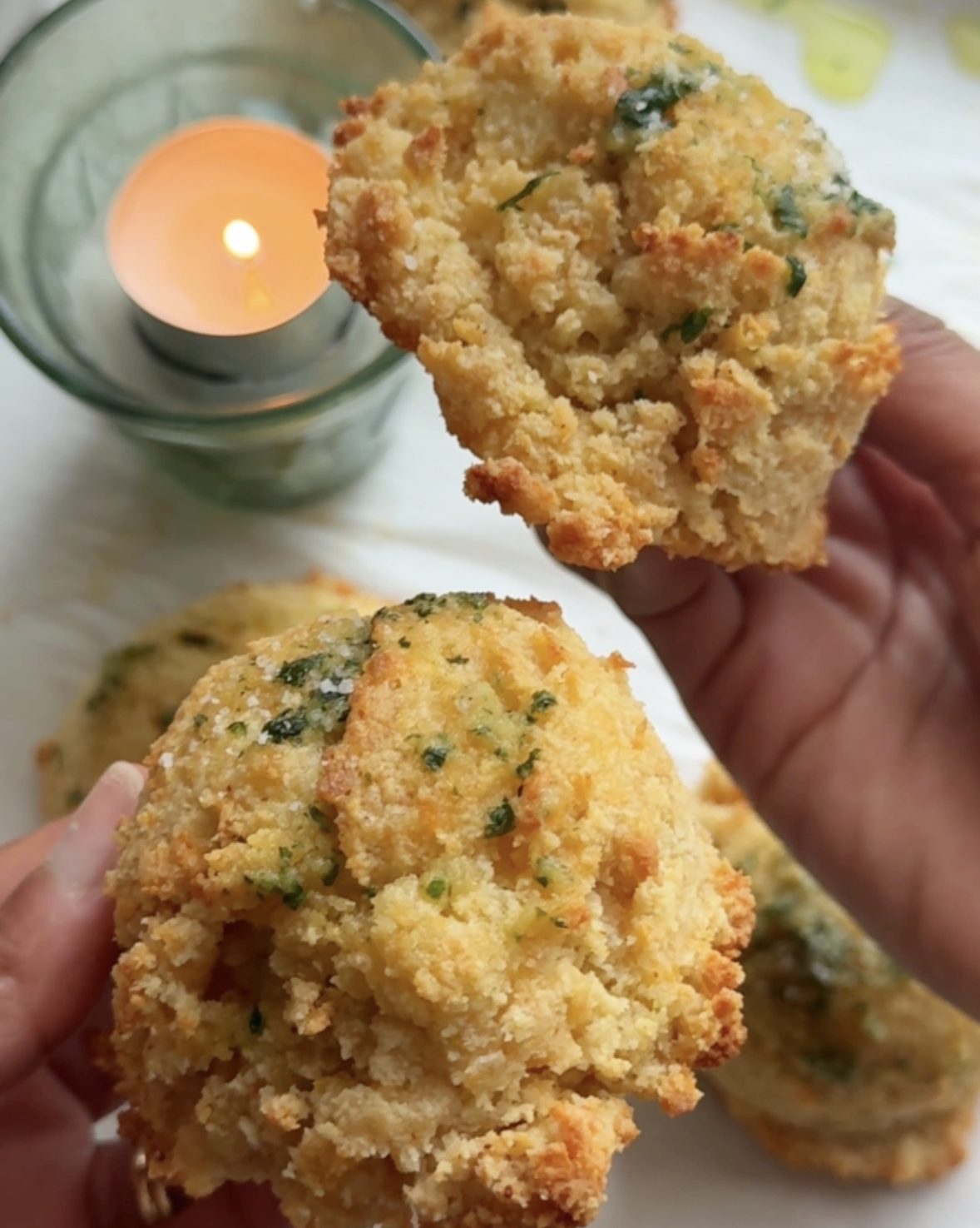 Gluten Free Biscuits Cheddar Bay Style