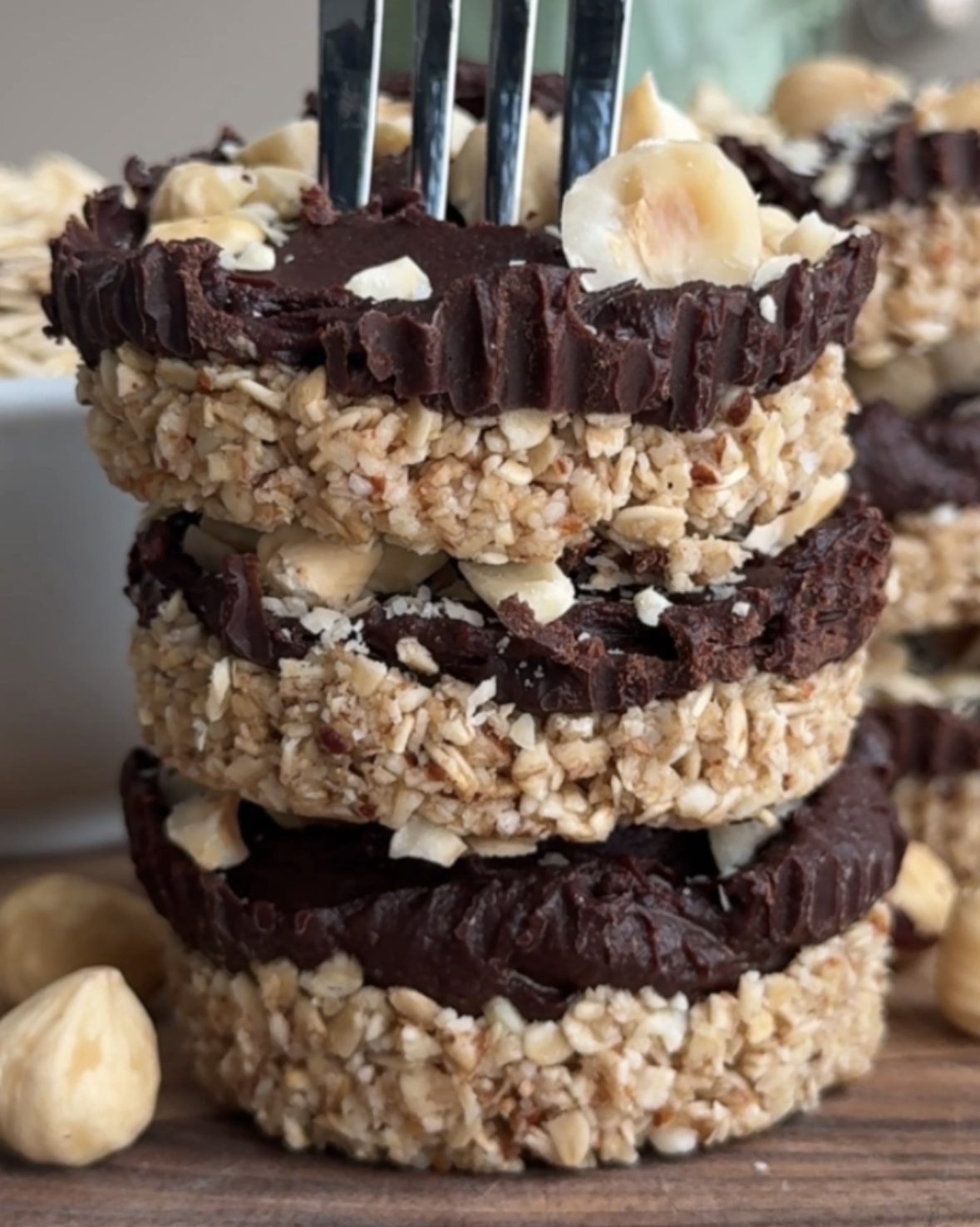 Chocolate Hazelnut Oat Cups
