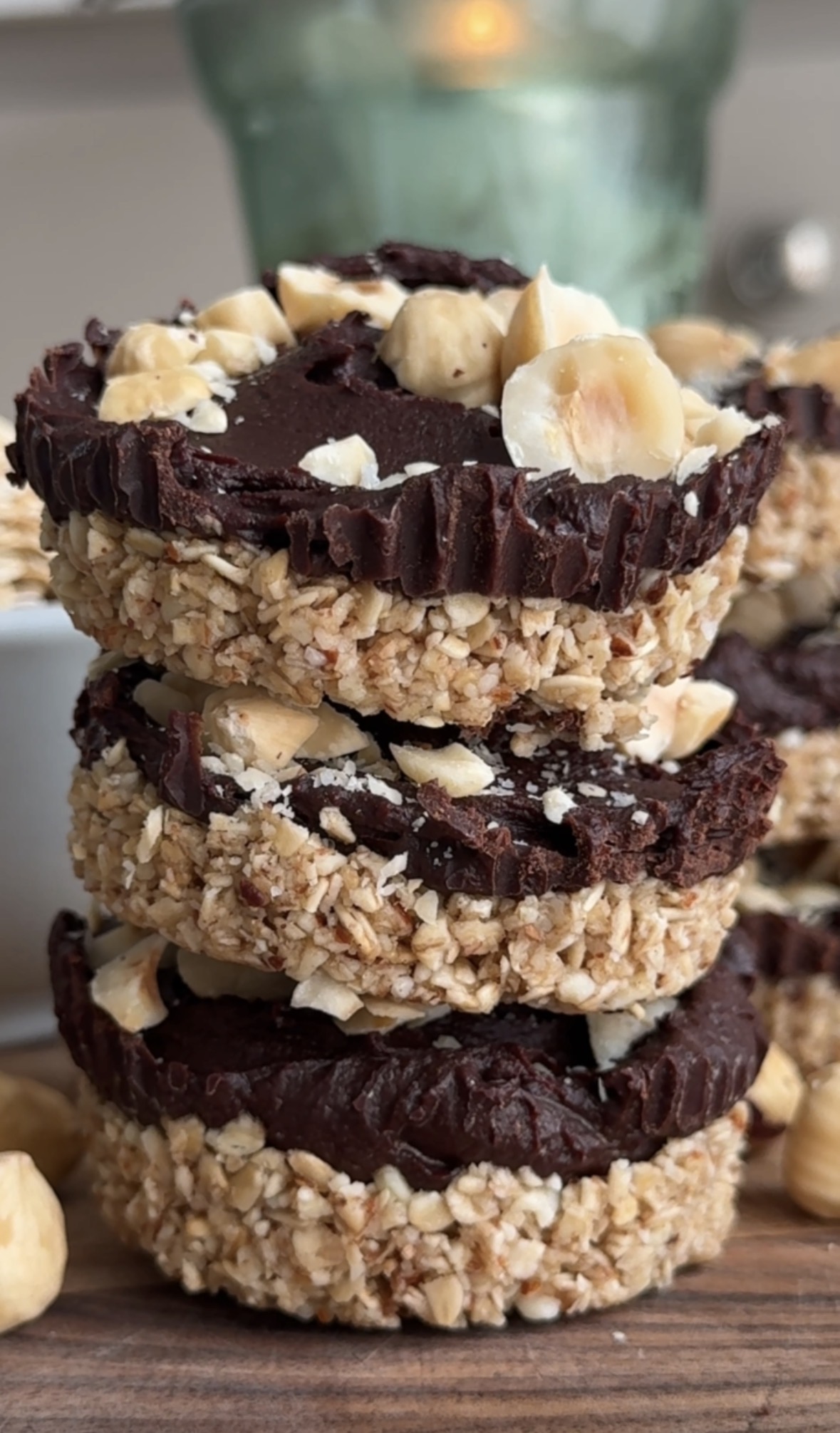 Chocolate Hazelnut Oat Cups - salt n sprinkles