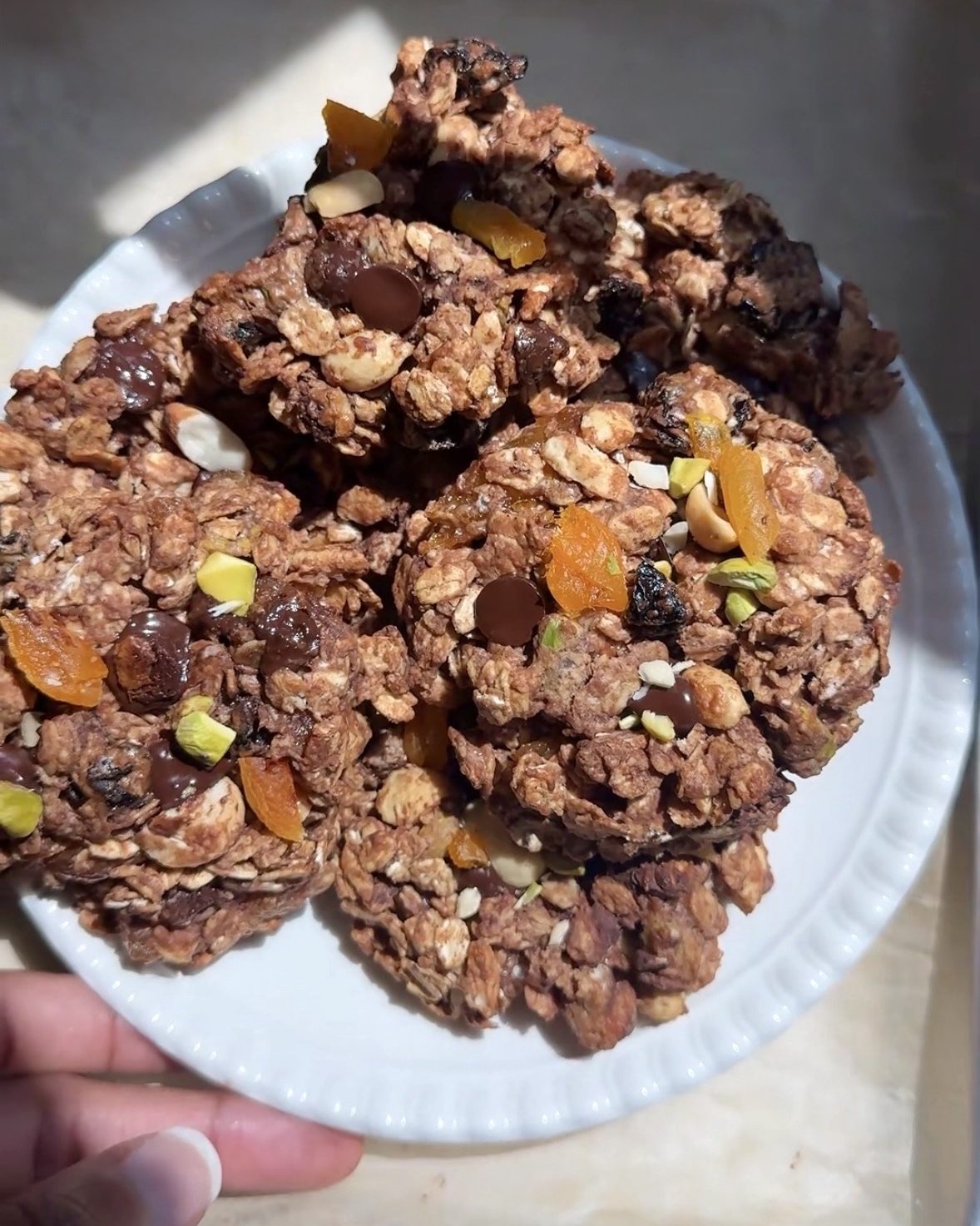 Healthy Trail Mix Cookies