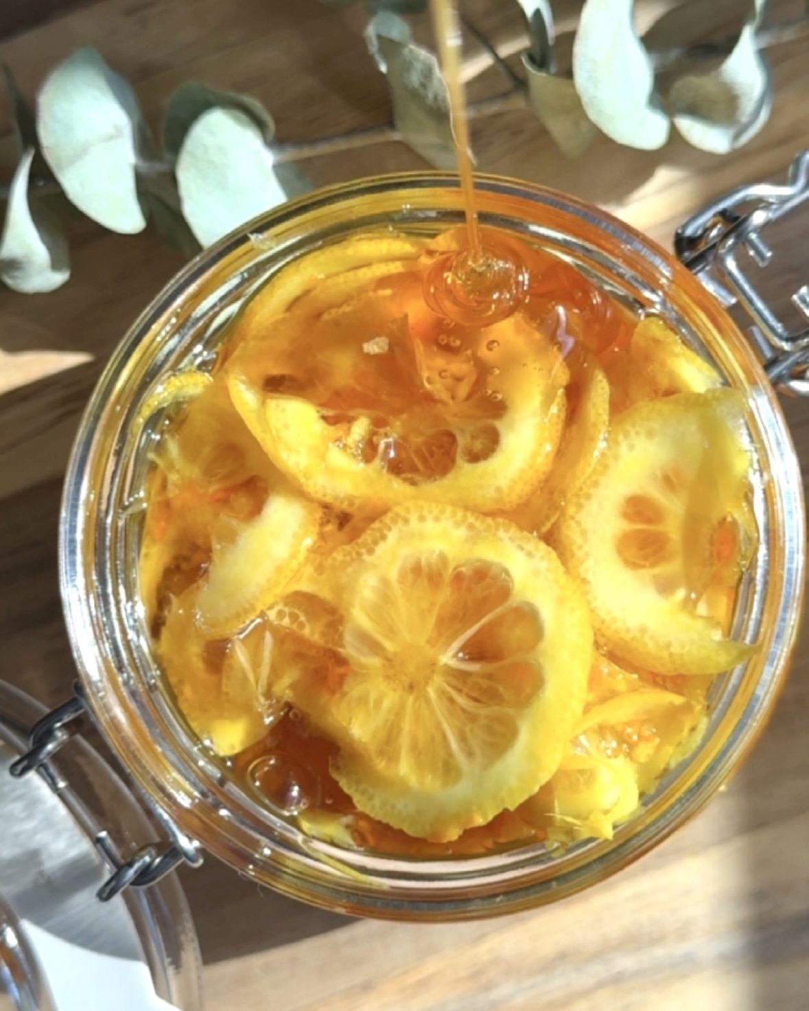 Homemade Honey Citron Tea