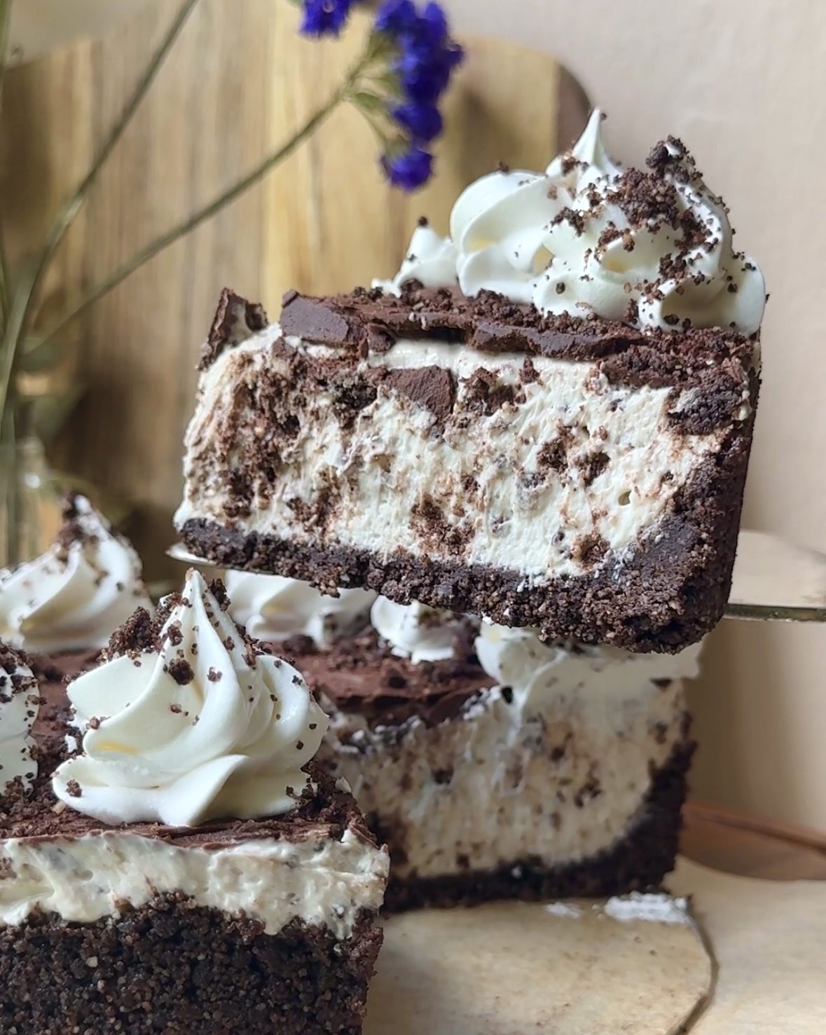 Healthy Oreo Cheesecake
