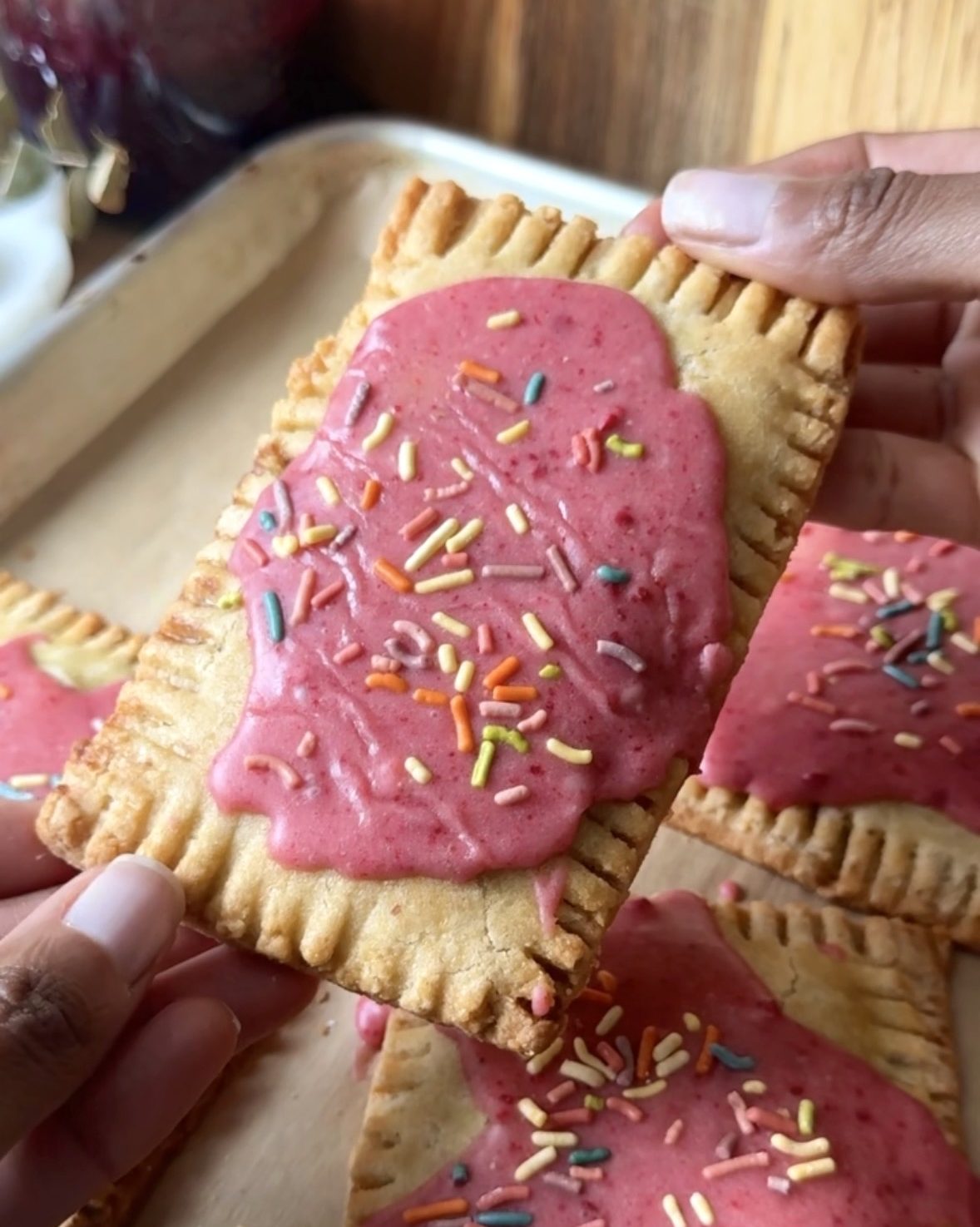 Homemade Cherry Pop Tarts (Gluten Free)