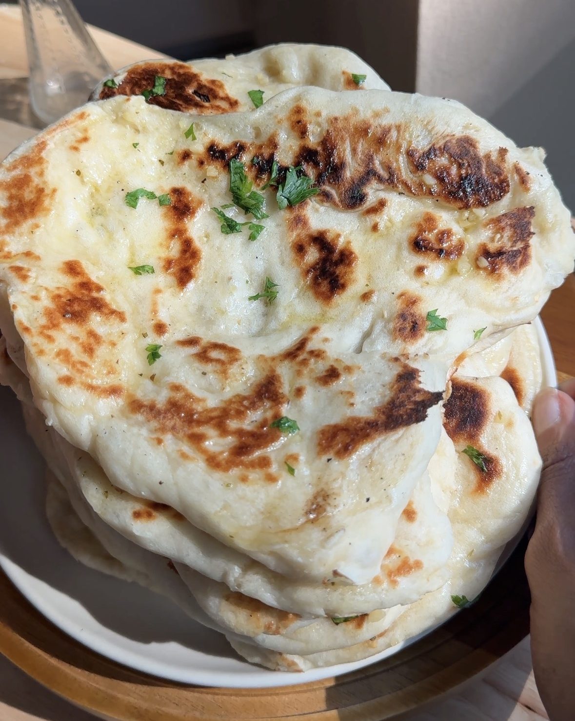 The BEST Homemade Garlic Naan