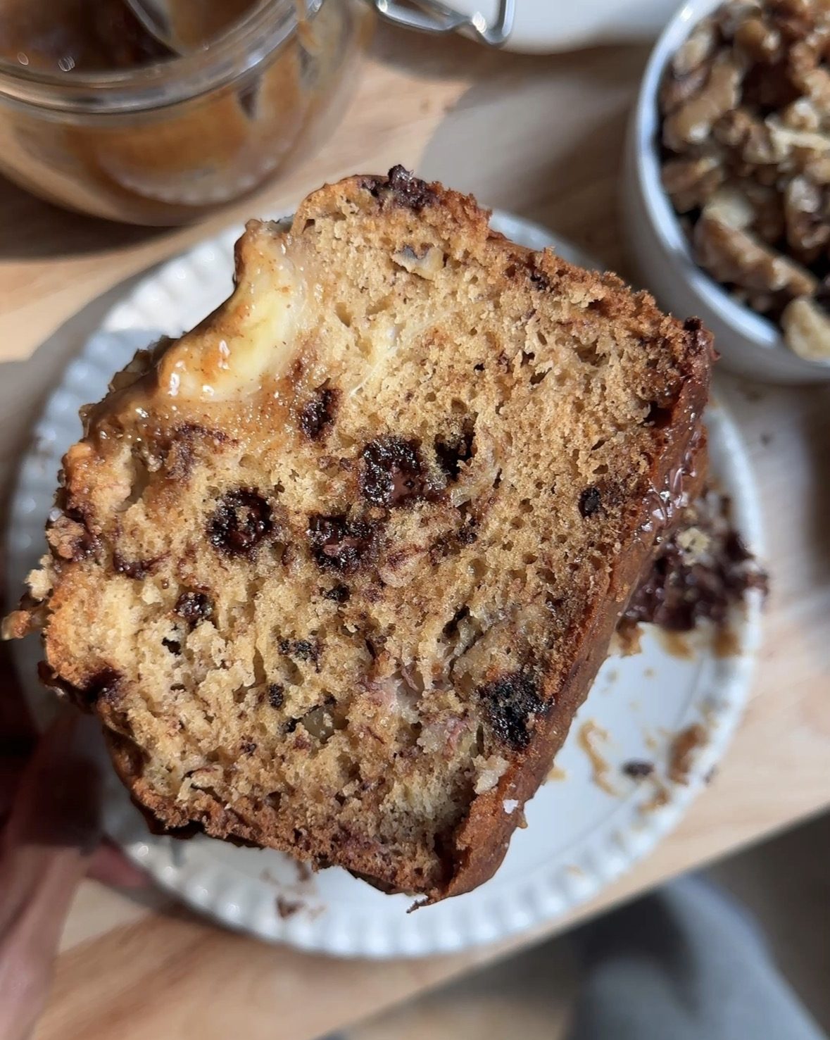 Healthy Chunky Monkey Banana Bread